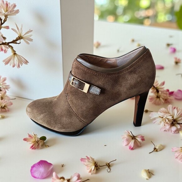 FRANCO SARTO Suede Bootie - Picture 1 of 10